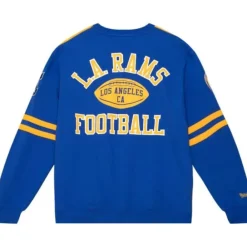 Apparel Mitchell & Ness T-Shirts & Tops-All Over Crew 2.0 Los Angeles Rams