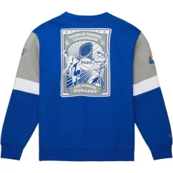 Apparel Mitchell & Ness Hoodies & Sweatshirts-All Over Crew 3.0 Los Angeles Dodgers