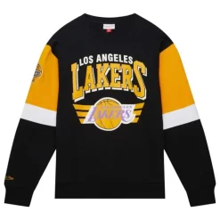 Apparel Mitchell & Ness Hoodies & Sweatshirts-All Over Crew 3.0 Los Angeles Lakers