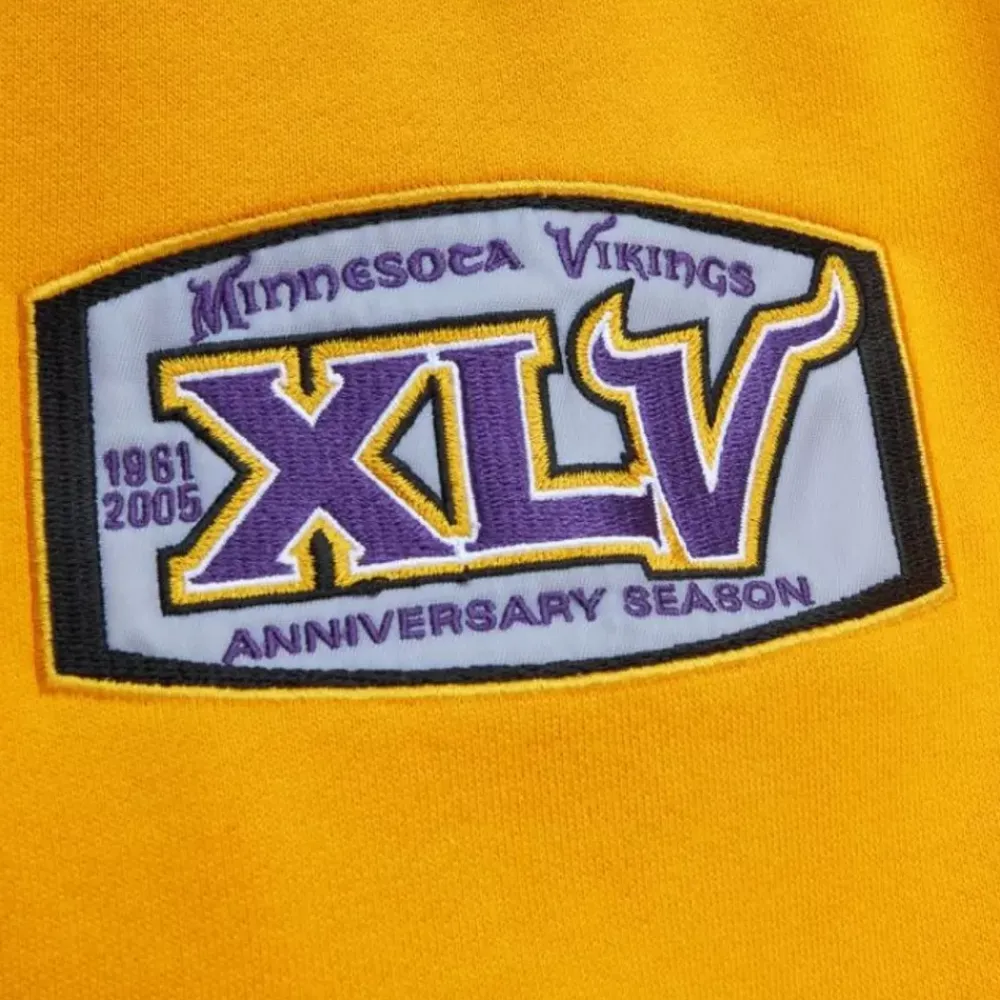 Apparel Mitchell & Ness Hoodies & Sweatshirts-All Over Crew 3.0 Minnesota Vikings