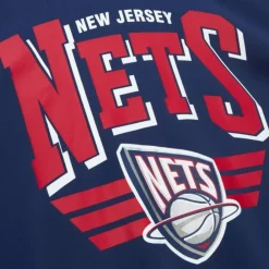 Apparel Mitchell & Ness Hoodies & Sweatshirts-All Over Crew 3.0 New Jersey Nets