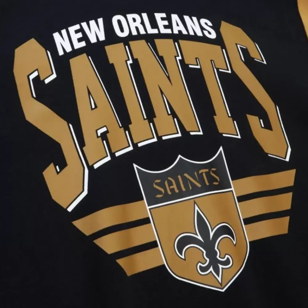 Apparel Mitchell & Ness Hoodies & Sweatshirts-All Over Crew 3.0 New Orleans Saints