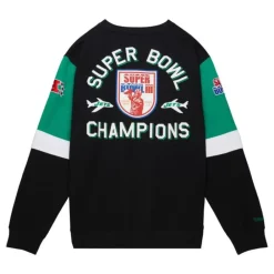 Apparel Mitchell & Ness Hoodies & Sweatshirts-All Over Crew 3.0 New York Jets