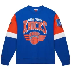 Apparel Mitchell & Ness Hoodies & Sweatshirts-All Over Crew 3.0 New York Knicks