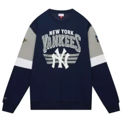 Apparel Mitchell & Ness Hoodies & Sweatshirts-All Over Crew 3.0 New York Yankees