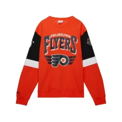 Apparel Mitchell & Ness Hoodies & Sweatshirts-All Over Crew 3.0 Philadelphia Flyers