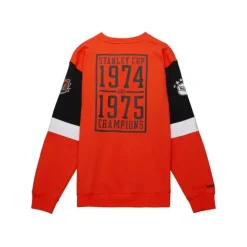 Apparel Mitchell & Ness Hoodies & Sweatshirts-All Over Crew 3.0 Philadelphia Flyers