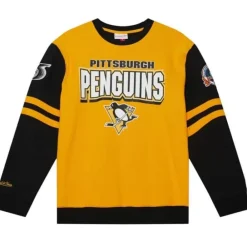 Apparel Mitchell & Ness Hoodies & Sweatshirts-All Over Crew 2.0 Pittsburgh Penguins