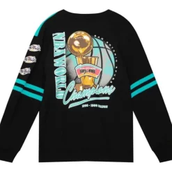 Apparel Mitchell & Ness T-Shirts & Tops-All Over Crew 2.0 San Antonio Spurs