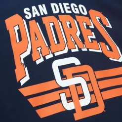 Apparel Mitchell & Ness Hoodies & Sweatshirts-All Over Crew 3.0 San Diego Padres