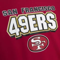 Apparel Mitchell & Ness T-Shirts & Tops-All Over Crew 2.0 San Francisco 49Ers