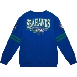 Apparel Mitchell & Ness T-Shirts & Tops-All Over Crew 2.0 Seattle Seahawks