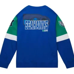 Apparel Mitchell & Ness Hoodies & Sweatshirts-All Over Crew 3.0 Seattle Seahawks