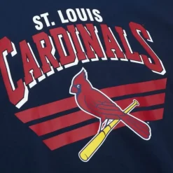 Apparel Mitchell & Ness Hoodies & Sweatshirts-All Over Crew 3.0 St. Louis Cardinals