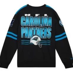 Apparel Mitchell & Ness T-Shirts & Tops-All Over Crew 2.0 Tee Carolina Panthers