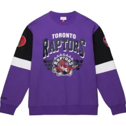 Apparel Mitchell & Ness Hoodies & Sweatshirts-All Over Crew 3.0 Toronto Raptors