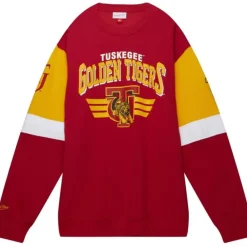 Apparel Mitchell & Ness Hoodies & Sweatshirts-All Over Crew 3.0 Tuskegee University