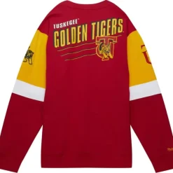 Apparel Mitchell & Ness Hoodies & Sweatshirts-All Over Crew 3.0 Tuskegee University