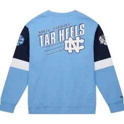 Apparel Mitchell & Ness Hoodies & Sweatshirts-All Over Crew 3.0 University Of North Carolina