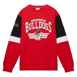 Apparel Mitchell & Ness Hoodies & Sweatshirts-All Over Crew 3.0 University Of Georgia