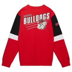 Apparel Mitchell & Ness Hoodies & Sweatshirts-All Over Crew 3.0 University Of Georgia