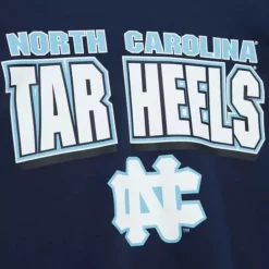 Apparel Mitchell & Ness T-Shirts & Tops-All Over Crew 2.0 University Of North Carolina