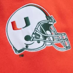 Apparel Mitchell & Ness Hoodies & Sweatshirts-All Over Crew 3.0 University Of Miami