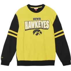 Apparel Mitchell & Ness Hoodies & Sweatshirts-All Over Crew 2.0 University Of Iowa