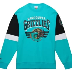 Apparel Mitchell & Ness Hoodies & Sweatshirts-All Over Crew 3.0 Vancouver Grizzlies