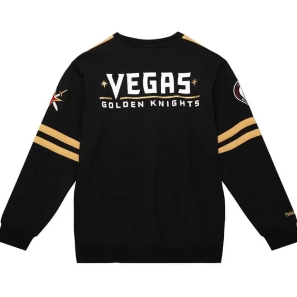 Apparel Mitchell & Ness Hoodies & Sweatshirts-All Over Crew 2.0 Vegas Golden Knights