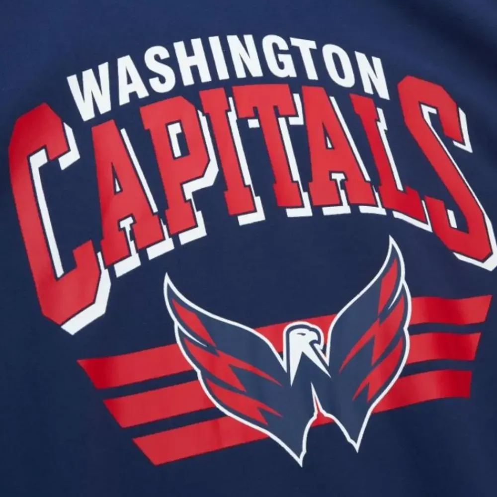 Apparel Mitchell & Ness Hoodies & Sweatshirts-All Over Crew 3.0 Washington Capitals
