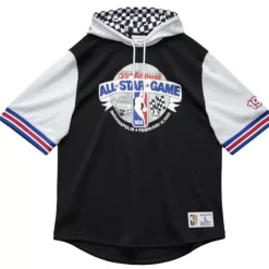 Apparel Mitchell & Ness T-Shirts & Tops-All Star Mesh Fashion Hoody Nba All Star