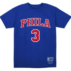Apparel Mitchell & Ness Big Kids-Alt Name & Number Ss Tee Philadelphia 76Ers Allen Iverson
