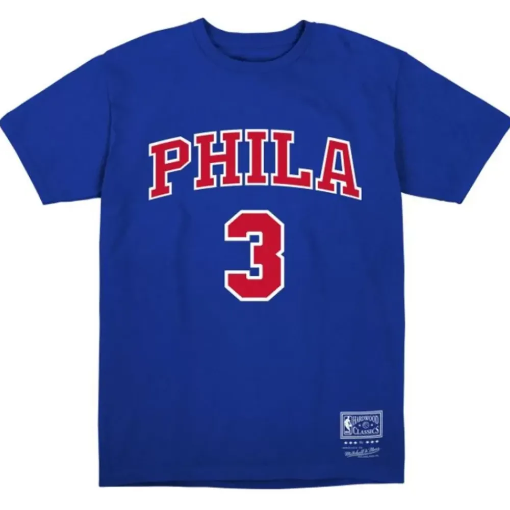 Apparel Mitchell & Ness Big Kids-Alt Name & Number Ss Tee Philadelphia 76Ers Allen Iverson
