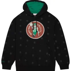 Apparel Mitchell & Ness Hoodies & Sweatshirts-Aop Fleece Hoodie Boston Celtics