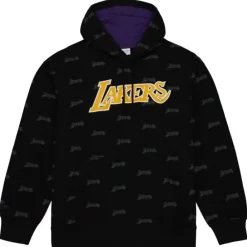 Apparel Mitchell & Ness Hoodies & Sweatshirts-Aop Fleece Hoodie Los Angeles Lakers