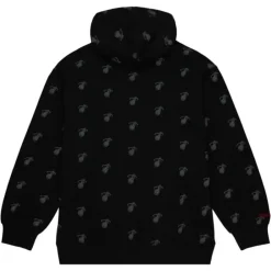 Apparel Mitchell & Ness Hoodies & Sweatshirts-Aop Fleece Hoodie Miami Heat