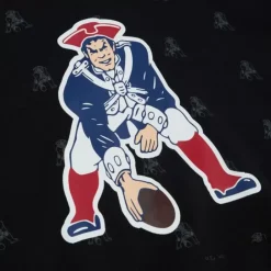 Apparel Mitchell & Ness Hoodies & Sweatshirts-Aop Fleece Hoodie New England Patriots