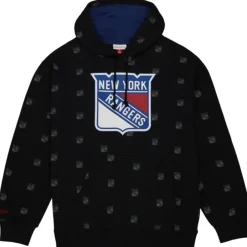 Apparel Mitchell & Ness Hoodies & Sweatshirts-Aop Fleece Hoodie New York Rangers