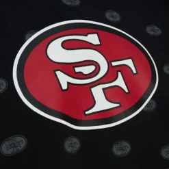 Apparel Mitchell & Ness Hoodies & Sweatshirts-Aop Fleece Hoodie San Francisco 49Ers