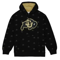 Apparel Mitchell & Ness Hoodies & Sweatshirts-Aop Fleece Hoodie University Of Colorado Boulder