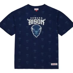 Apparel Mitchell & Ness T-Shirts & Tops-Aop Ss Top Howard University
