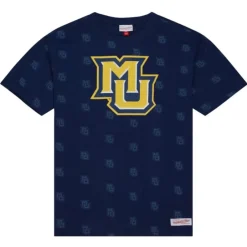Apparel Mitchell & Ness T-Shirts & Tops-Aop Ss Top Marquette University