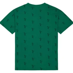 Apparel Mitchell & Ness T-Shirts & Tops-Aop S/S Top Milwaukee Bucks
