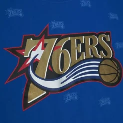 Apparel Mitchell & Ness T-Shirts & Tops-Aop S/S Top Philadelphia 76Ers