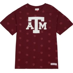 Apparel Mitchell & Ness T-Shirts & Tops-Aop Ss Top Texas A&M University