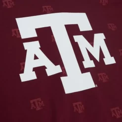 Apparel Mitchell & Ness T-Shirts & Tops-Aop Ss Top Texas A&M University