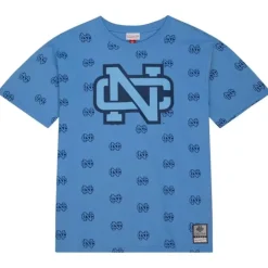 Apparel Mitchell & Ness T-Shirts & Tops-Aop Ss Top University Of North Carolina