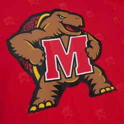 Apparel Mitchell & Ness T-Shirts & Tops-Aop Ss Top University Of Maryland