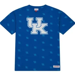 Apparel Mitchell & Ness T-Shirts & Tops-Aop Ss Top University Of Kentucky